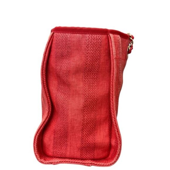 Chanel Deauville Canvas and Leather Tote - Picture 12 of 14